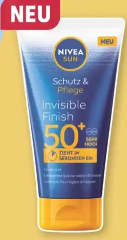 Rossmann Nivea Sun Schutz & Pflege Invisible Finish LSF 50+ Angebot