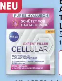 Rossmann Nivea Cellular Expert Filler Anti-Age Tagespflege LSF 30 Angebot