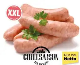NETTO Grillsaison Iss immer! Grobe Bratwurst XXL Angebot