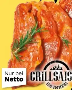 NETTO Grillsaison Iss immer! Schweine-Nackensteaks mariniert Angebot