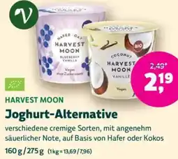 Biomarkt HARVEST MOON Joghurt-Alternative Angebot