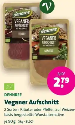 Biomarkt DENNREE Veganer Aufschnitt Angebot