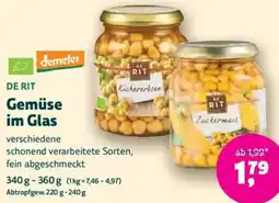 Biomarkt demeter DE RIT Gemüse im Glas Angebot