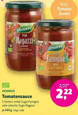 Biomarkt DENNREE Tomatensauce Angebot