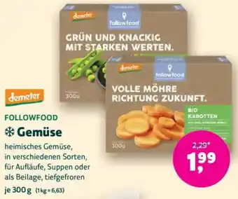 Biomarkt demeter FOLLOWFOOD Gemüse Angebot