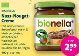Biomarkt BIONELLA Nuss-Nougat Creme Angebot
