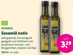Biomarkt DENNREE Sesamöl nativ Angebot