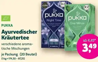 Biomarkt PUKKA Ayurvedischer Kräutertee Angebot