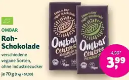 Biomarkt OMBAR Roh Schokolade Angebot