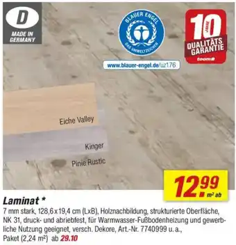 toom Baumarkt Laminat Angebot