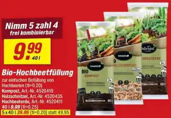 toom Baumarkt Bio-Hochbeetfüllung Angebot