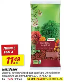 toom Baumarkt Holzdekor Angebot