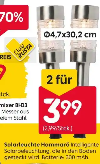 Rusta Solarleuchte hammarö Angebot