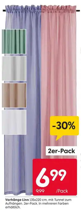 Rusta Vorhänge linn Angebot