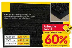 Rusta Fußmatte robust Angebot