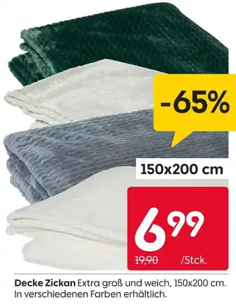 Rusta Decke zickan Angebot