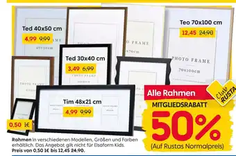 Rusta Rahmen Angebot