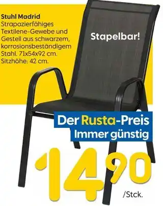 Rusta Stuhl madrid Angebot