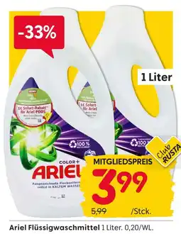 Rusta Ariel flüssigwaschmittel Angebot