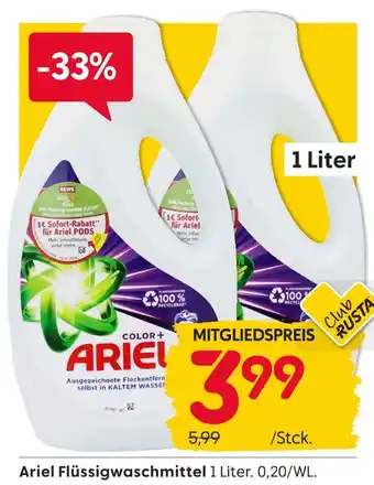 Rusta Ariel flüssigwaschmittel Angebot