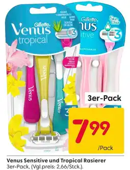 Rusta Gillette venus sensitive und tropical rasierer Angebot