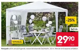 Rusta Partyzelt Angebot