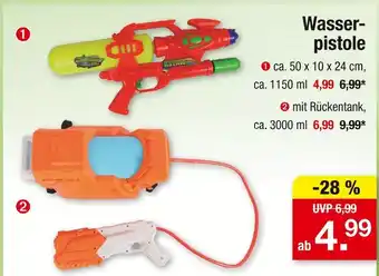 Zimmermann Wasserpistole Angebot