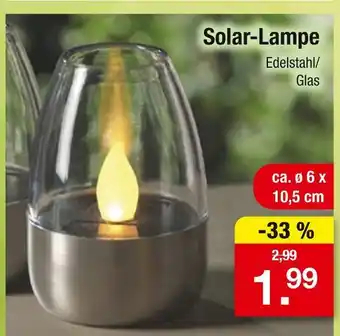 Zimmermann Solar-lampe Angebot