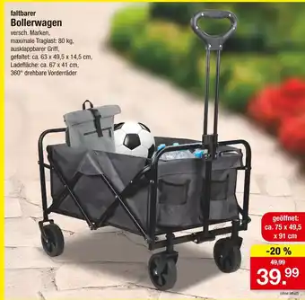 Zimmermann Faltbarer bollerwagen Angebot