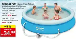 Zimmermann Bestway fast set pool Angebot