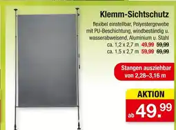 Zimmermann Klemm-sichtschutz Angebot