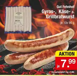 Zimmermann Gut fehnhof gyros-, käse- o. grillbratwurst Angebot
