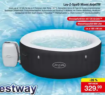 Zimmermann Lay-z-spa miami airjettm Angebot