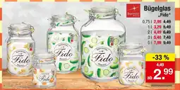 Zimmermann Bormioli rocco bügelglas fido 0,75 l Angebot
