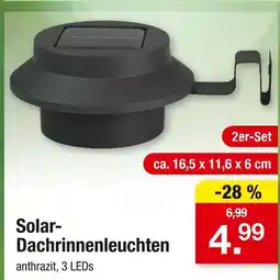 Zimmermann Solar-dachrinnenleuchten Angebot