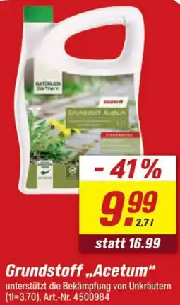 toom Baumarkt Grundstoff ,,Acetum" Angebot