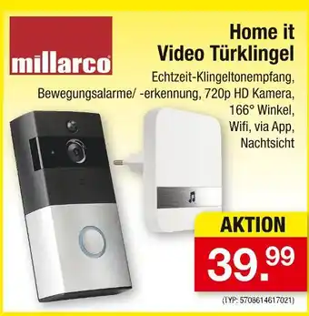 Zimmermann Millarco home it video türklingel Angebot