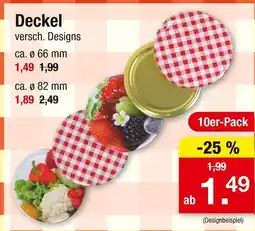 Zimmermann Deckel Angebot