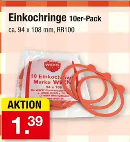 Zimmermann Weck einkochringe Angebot