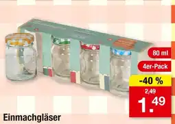 Zimmermann Einmachgläser Angebot