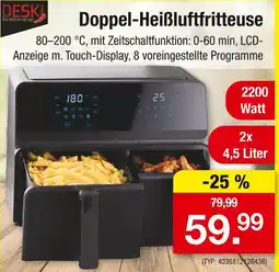 Zimmermann Deski doppel-heißluftfritteuse Angebot
