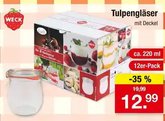 Zimmermann Weck tulpengläser mit deckel Angebot
