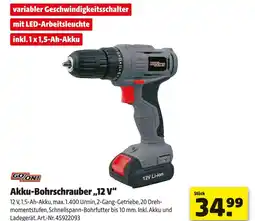 Hagebau Go/on! akku-bohrschrauber „12 v“ Angebot