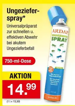 Zimmermann Ardap ungezieferspray Angebot