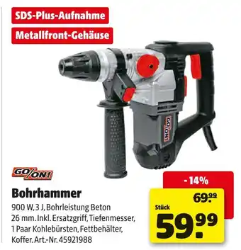Hagebau Go/on! bohrhammer Angebot