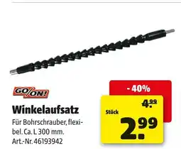 Hagebau Go/on! winkelaufsatz Angebot