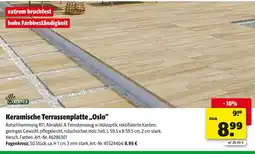 Hagebau Mr. gardener keramische terrassenplatte „oslo“ Angebot
