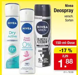 Zimmermann Nivea deospray Angebot