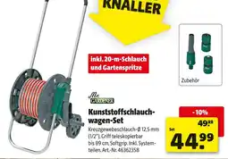 Hagebau Mr. gardener kunststoffschlauchwagen-set Angebot