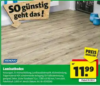 Hagebau Renovo laminatboden Angebot